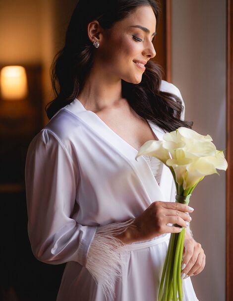 buque casamento copo de leite