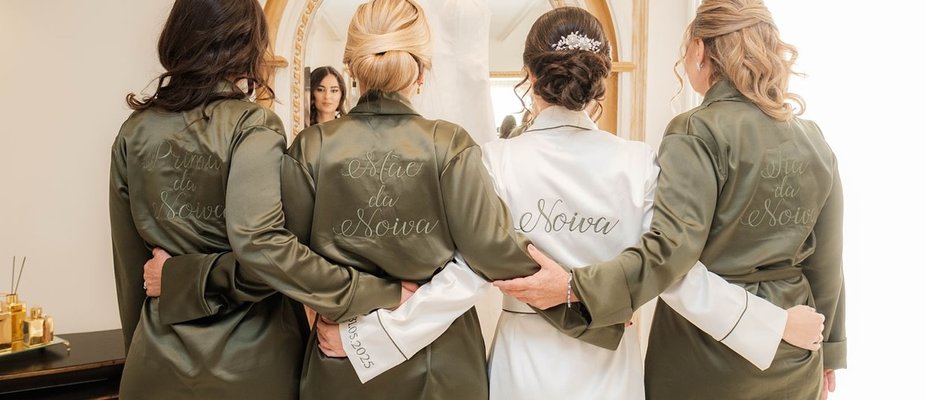 Conheça 7 robes bordados encantadores para noivas e madrinhas